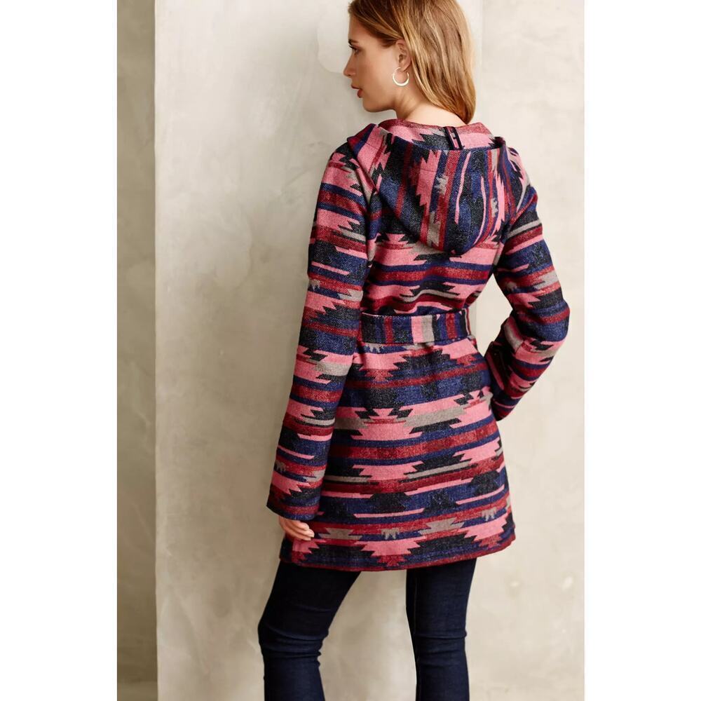 Tabitha Leona Wrap Coat Size M - Picture 4 of 8